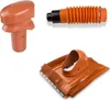 Klöber-Set9 Dachentlüftung DN100 Rot kurz Universal Produktbild-Vorschau 1
