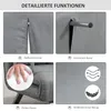 Divano letto HOMCOM a due posti con funzione letto, letto Anteprima dell’immagine prodotto 6
