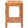 vidaXL Beistelltisch Akazienholz Massiv 45 x 33 x 45 cm Produktbild-Vorschau 2