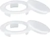 Tischschirmring 2 Stück, Weiß, PVC-Kunststoff, Für Produktbild-Vorschau 1