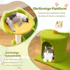 COSTWAY Arbre à chat petit, Arbre à chat avec niche pour Voir les images du produit 6