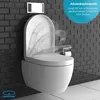 Alpenberger Dusch WC Toilette aus Keramik | Hänge WC Produktbild-Vorschau 3