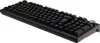 A black mechanical keyboard is shown from a diagonal angle against a white background. Náhľad obrázku produktu