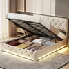 INONEFT Boxspringbett 140x200cm mit LED, Polsterbett mit Produktbild-Vorschau 2