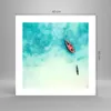 Poster - Poster ohne Rahmen - Insel Boot Schiff Ozean - Produktbild-Vorschau 4