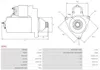 AS-PL S2042 Starter Anlasser 2,5kW für NISSAN Patrol GR V Produktbild-Vorschau 5
