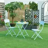 Klappstuhl ‘Sande’ 2er Set Stahl 84,5 x 42 x 50 cm Produktbild-Vorschau 3
