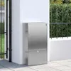 vidaXL Paketdrop-Box mit Speicher Silber 44 x 22 x 82 cm Produktbild-Vorschau 3