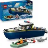 LEGO City Verfolgungsjagd im Polizeiboot  –  Spielset mit Produktbild-Vorschau 1