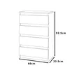 STIV Möbel | Komoda z 4 szufladami | Szary Mat | 60 cm | Podgląd zdjęcia produktu 9