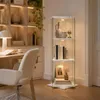 ProximaX Glasvitrine 360° drehbar Weiß mit 3 Ebenen, RGB Produktbild-Vorschau 10