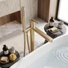 Rubinetto Per Vasca Freestanding REA Js-F7037Bg Brush Gold Anteprima dell’immagine prodotto 2