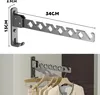 Wandkleiderhaken Klappbar – 180° Drehbar für Waschküche, Produktbild-Vorschau 2