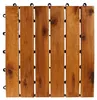 11er Holzfliese Akazienholz - 30x30cm Stecksystem Produktbild-Vorschau 5