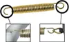 Confezione da 10 molle dorate per trampolino, 145 mm Anteprima dell’immagine prodotto 3
