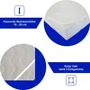 Collage of images showing a mattress protector and its features. Produktbild-Vorschau