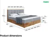 MEBLINI Boxspringbett mit Bettkasten - Gepolstert Produktbild-Vorschau 7