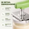 Twist-Open Glasöffner verstellbar Deckelöffner Edelstahl Produktbild-Vorschau 4