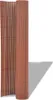 vidaXL Obojstranný záhradný plot z PVC 90 x 300 cm hnedý Náhľad obrázku produktu 1