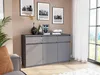 Komoda 120Cm Szafka 3 Szuflady S-3 Antracyt Podgląd zdjęcia produktu 2