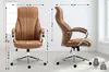 Chaise de bureau Wigan cuir véritable Voir les images du produit 9