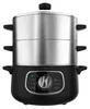 Cuiseur vapeur électrique 1300 W avec 3 récipients en acier Voir les images du produit 2