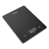 A black digital kitchen scale with a silver trim, shown from a slightly elevated angle against a white background. Náhľad obrázku produktu