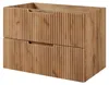 RODAN | Waschbeckenunterschrank - Braun und Schwarz - 160 Produktbild-Vorschau 11