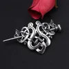 Lurrose Keltischer Knoten Haarspangen Vintage Zöpfe Produktbild-Vorschau 2