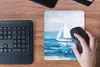 MuchoWow® Mauspad Mousepad Malerei - Ölfarbe - Boot - Produktbild-Vorschau 4
