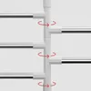 Handtuchhalter 5-armig – Weiß & Silber – schwenkbar um 180° Produktbild-Vorschau 4