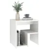 vidaXL Comodini, set da 2 pezzi, bianco lucido, 40x30x40 Anteprima dell’immagine prodotto 9