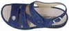 FINN COMFORT Gomera Damen Sandalen blau Nubukleder - Größe: Produktbild-Vorschau 6