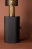 A close-up shot of a black and gold table lamp. Anteprima dell’immagine prodotto