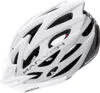 A white and gray bicycle helmet is shown against a white background. Náhled obrázku produktu