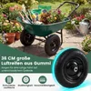 Dvojkolesové vozíky COSTWAY 78 l, nosnosť 100 kg, s Náhľad obrázku produktu 6