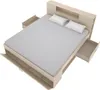 Bett mit Kommode und Schubladen - 140 x 190 cm - Farben: Produktbild-Vorschau 7