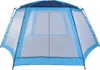 vidaXL Tenda da piscina 660x580x250 cm Blu Anteprima dell’immagine prodotto 7