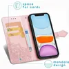 Funda libro Mandala para Apple iPhone 13 Pro - Oro rosado Vista previa de la imagen del producto 4
