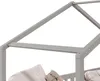 Hausbett LISAN aus massiver Kiefer in grau, schönes Produktbild-Vorschau 3