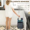 HOMCOM Senzorový odpadkový kôš 15 l Automatický odpadkový Náhľad obrázku produktu 4