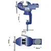 CCLIFE Étau rotatif pour établi Étau parallèle Modèle:50mm Voir les images du produit 2