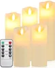 Jayseuw LED svíčky sada 5 svíček z pravého vosku blikající Náhled obrázku produktu 8