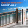 Metalowe Tralki Schodowe Vevor 51 Szt 25X5.5X820Mm Płaskie Podgląd zdjęcia produktu 3