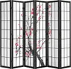Paraván Japonský paraván 6 panelů pro oddělení místností Náhled obrázku produktu 1