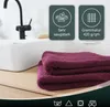 Duschtücher 2er Set, 70x140 cm, violett, Baumwolle Produktbild-Vorschau 4