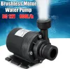A black water pump is shown with water spraying from the top, against a blue underwater background. Podgląd zdjęcia produktu