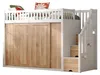 Hochbett 90 x 200 cm mit Kleiderschrank, Treppenschrank, Produktbild-Vorschau 18