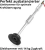A pneumatic slide hammer with a suction cup attachment, shown against a white background. Anteprima dell’immagine prodotto