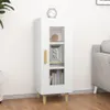 vidaXL Sideboard Weiß 34,5x34x90 cm Holzwerkstoff Produktbild-Vorschau 1